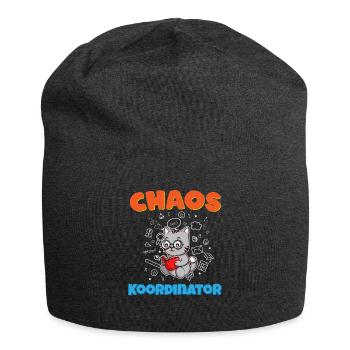 Chaos Koordinator Erzieher Kindergarten Erzieherin - Jersey-Beanie - Anthrazit - Vorne