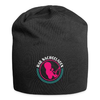 Ich habe nachgeladen zweites Kind - Jersey-Beanie - Schwarz - Vorne