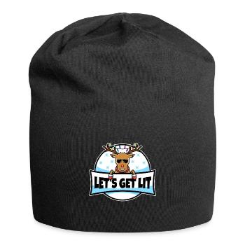 Lets get lit christmas - Jersey-Beanie - Schwarz - Vorne