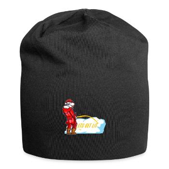 Lets get lit christmas - Jersey-Beanie - Schwarz - Vorne