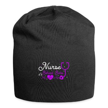 Nurse behind bars nurse in prison - Jersey Beanie - black - Front