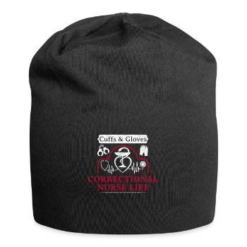 Cuffs & Gants Vie d’infirmière correctionnelle - Bonnet en jersey - noir - Devant