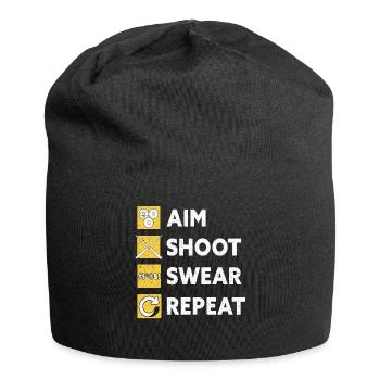 Snooker Pool Billiards - Jersey Beanie - black - Front