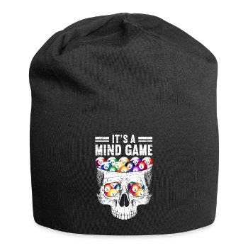 Snooker Pool Billard - Jersey-Beanie - Schwarz - Vorne