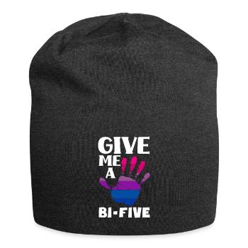 Bisexuel LGBTQ+ Bi LGBTQ - Bonnet en jersey - charbon - Devant