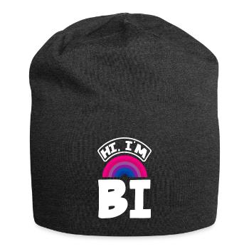 Bisexuel LGBTQ+ Bi LGBTQ - Bonnet en jersey - charbon - Devant