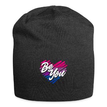 Bisexuel LGBTQ+ Bi LGBTQ - Bonnet en jersey - charbon - Devant