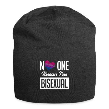 Bisexuel LGBTQ+ Bi LGBTQ - Bonnet en jersey - charbon - Devant