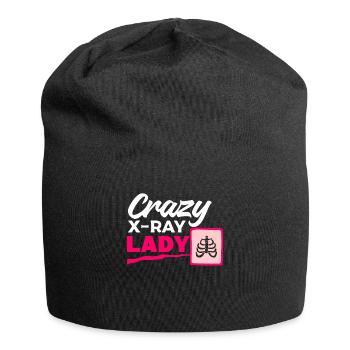 Crazy X-Ray Lady Radiology X-Rays Radiologist Rad - Jersey-Beanie - Schwarz - Vorne