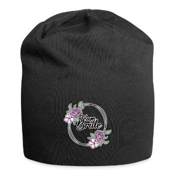Team Braut - Jersey-Beanie - Schwarz - Vorne