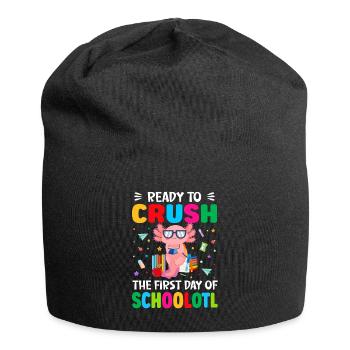 Prêt à maîtriser le premier jour d’école - Kidsotl - Bonnet en jersey - noir - Devant