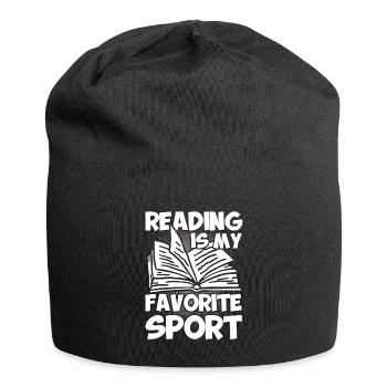 Livre de lecture livre livre cadeau lecture de livres - Bonnet en jersey - noir - Devant