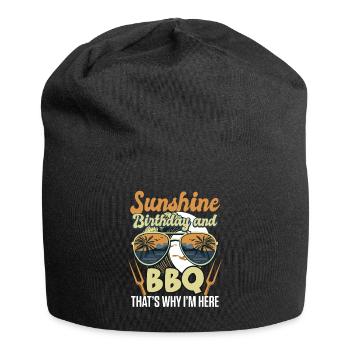 Grillades d’anniversaire Barbecue Griller - Bonnet en jersey - noir - Devant