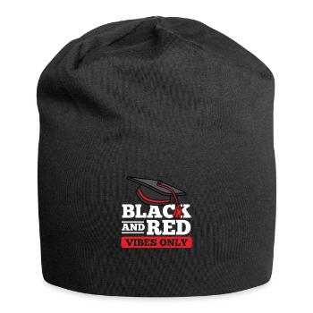 Student Abschlussklasse Absolventen - Jersey-Beanie - Schwarz - Vorne