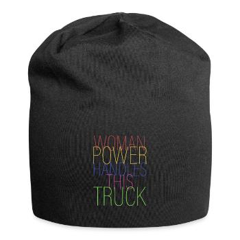 Women's power dominates this truck - Jersey Beanie - black - Front