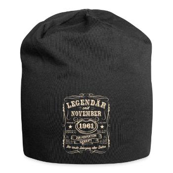 Legenden November 1961 Geboren Jahrgang 1961 - Jersey-Beanie - Schwarz - Vorne