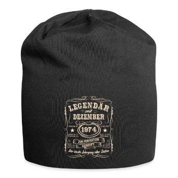 Legenden Dezember 1974 Geboren Jahrgang 1974 - Jersey-Beanie - Schwarz - Vorne