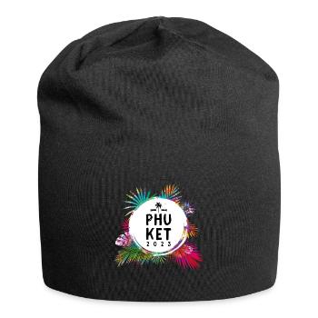 Phuket 2023 Bunt - Jersey-Beanie - Schwarz - Vorne