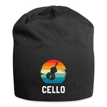 Instrument de violoncelle classique rétro vintage - Bonnet en jersey - noir - Devant
