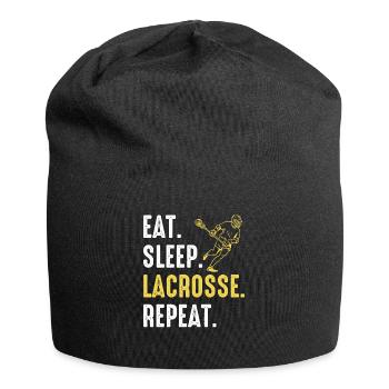 Lacrosse Sport Lacrosse Spieler - Jersey-Beanie - Schwarz - Vorne