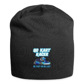 Go-Kart Go Karting Go-Karting Go-Kart Racing - Jersey Beanie - black - Front