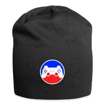 Logo de jeu - Bonnet en jersey - noir - Devant