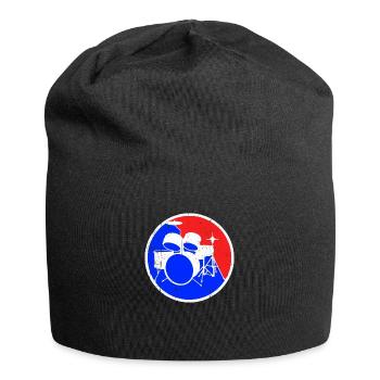 Drums Logo - Jersey Beanie - black - Front