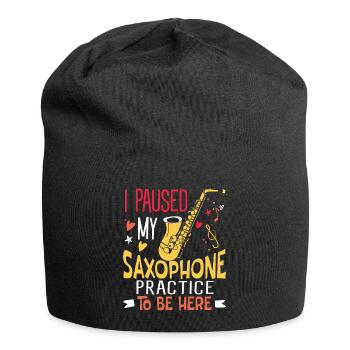 Saxophoniste Saxophoniste Saxophoniste - Bonnet en jersey - noir - Devant