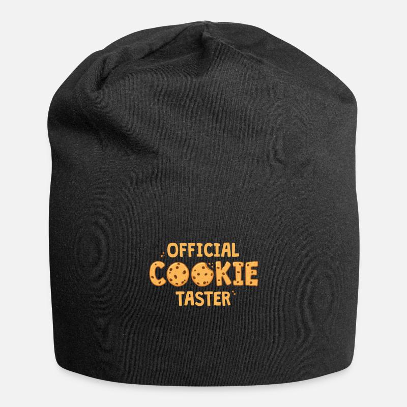 Bouton Cookie Cookies Cookies Candy - Bonnet en jersey - noir