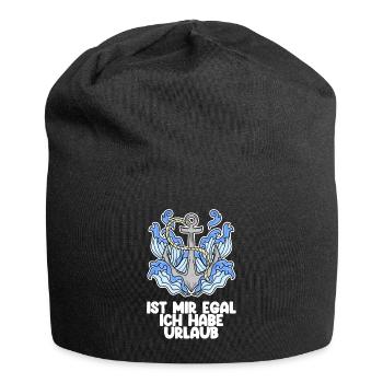 Urlaub - Jersey-Beanie - Schwarz - Vorne