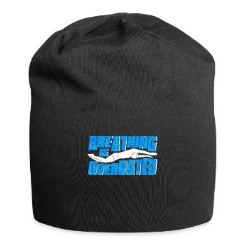 Schwimmen Geschenk Schwimmer Spruch Schwimmen - Jersey-Beanie - Schwarz - Vorne