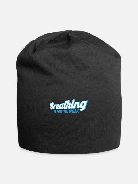 Swimming Gift Swimmer Saying Swimming - Jersey Beanie - black