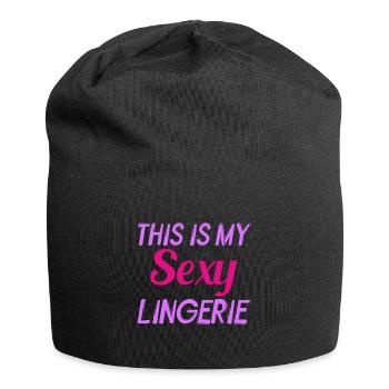 Lustig, Sexy, Pervers, Das Ist Mein Sexy - Jersey-Beanie - Schwarz - Vorne