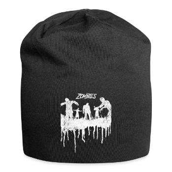Vintage Zombie Apocalypse - Jersey Beanie - black - Front