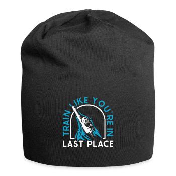 Schwimmen Train Like You're In Last Place - Jersey-Beanie - Schwarz - Vorne