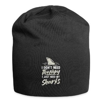 Meeresbiologie Meer Meeresbiologe Biolgie Geschenk - Jersey-Beanie - Schwarz - Vorne