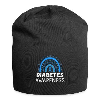 Blue November Diabetes Awareness Month - Jersey Beanie - black - Front