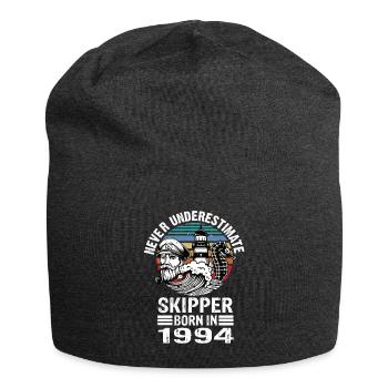 Never Underestimate Skipper born in 1994 - Jersey-Beanie - Anthrazit - Vorne