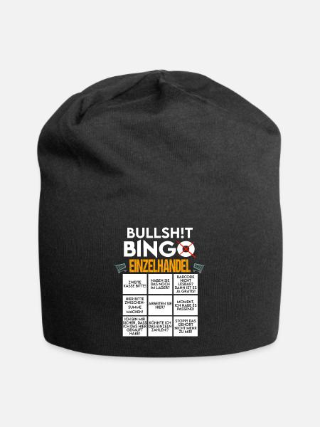 Einzelhandel Kasse Verkäuferin Kaufmann Kauffrau - Jersey-Beanie - Schwarz