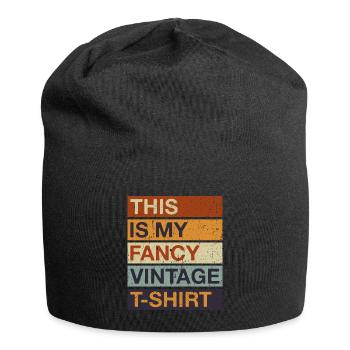 Années 1980 Rétro des années 1990 C’est mon vintage de fantaisie - Bonnet en jersey - noir - Devant