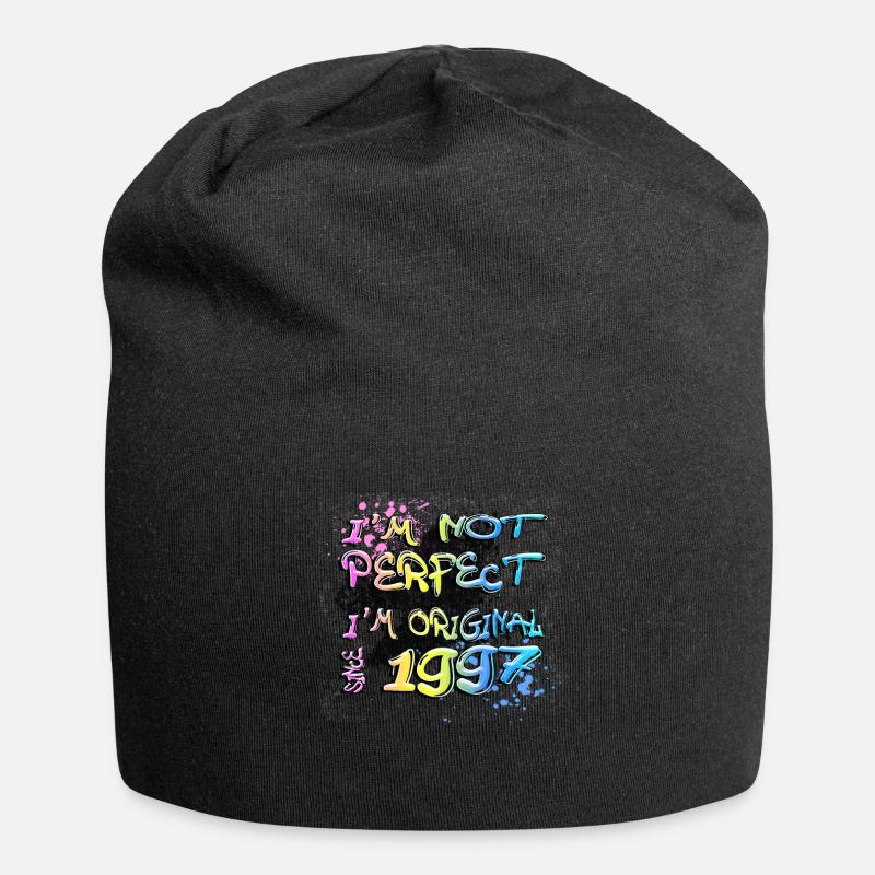 Je ne suis pas parfait, je suis original depuis 1997 Graffiti - Bonnet en jersey - noir