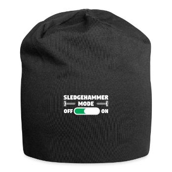 Mode Marteau sur l’homme à tout faire de la rénovation domiciliaire - Bonnet en jersey - noir - Devant