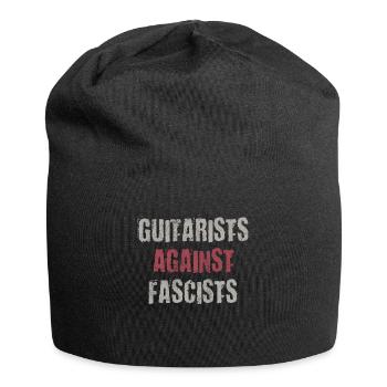 Gitarristen gegen Rassisten Punk Antirassismus - Jersey-Beanie - Schwarz - Vorne