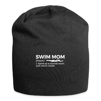 Schwimmer Schwimmen Spruch - Jersey-Beanie - Schwarz - Vorne