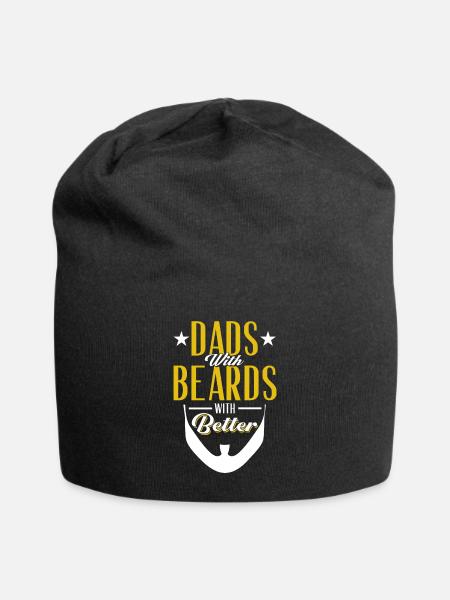 Barbes Dire Barbe Drôle Barbe Cadeau Barbe - Bonnet en jersey - noir