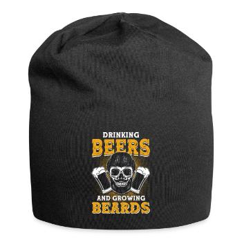 Barbes Dire Barbe Drôle Barbe Cadeau Barbe - Bonnet en jersey - noir - Devant
