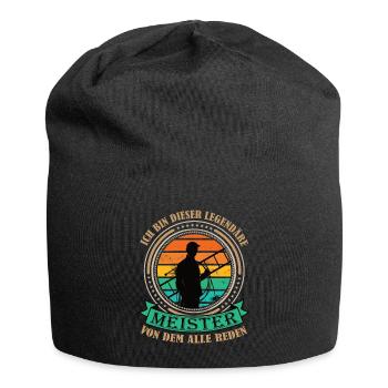 Schornsteinfeger Meister legendär retro - Jersey-Beanie - Schwarz - Vorne