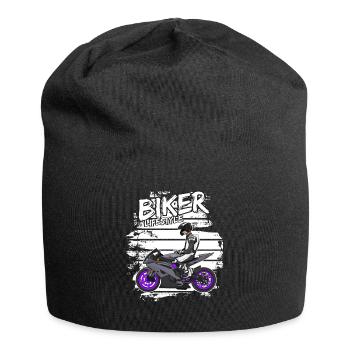 Motorcycle Lifestyle / Motorcycle / Motorcycle biker - Jersey Beanie - black - Front