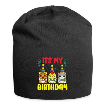 Not allowed in Nice Class 9,16; UK, EM, US - Jersey Beanie - black - Front