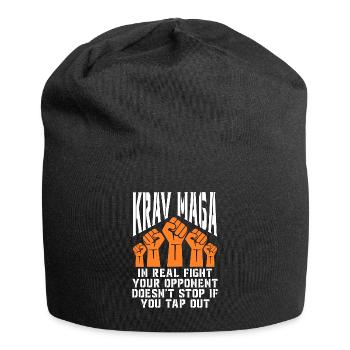 Krav Maga In Real Fight Your Combat Sports Fighter - Jersey Beanie - black - Front
